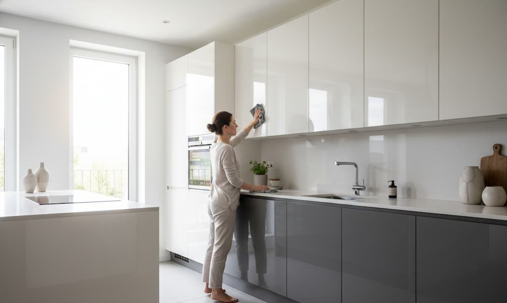 Cómo limpiar los muebles de la cocina